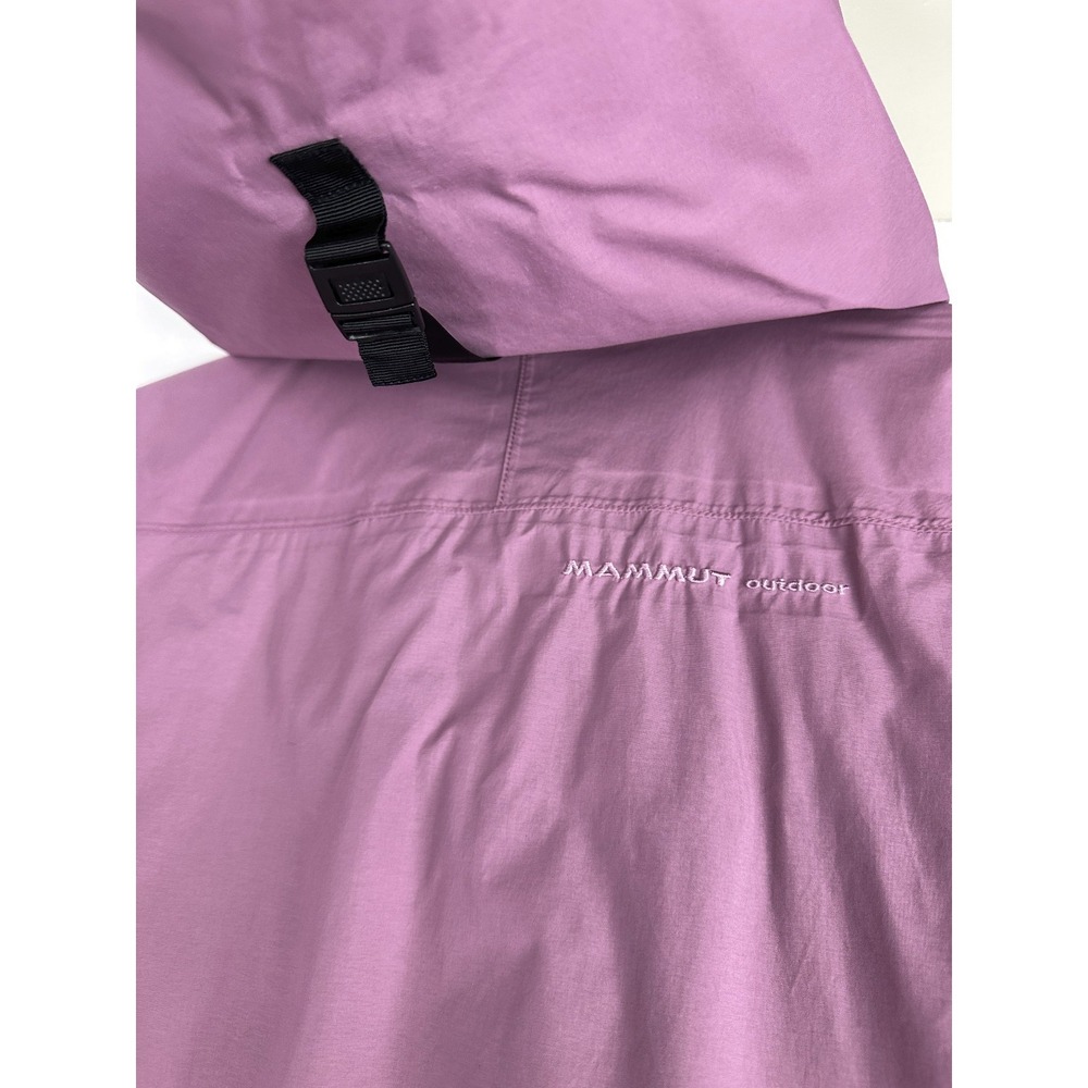 Mammut Outdoor Women's Jacket Medium Dusty Pink Hooded Lightweight Coat Shell - Picture 9 of 14